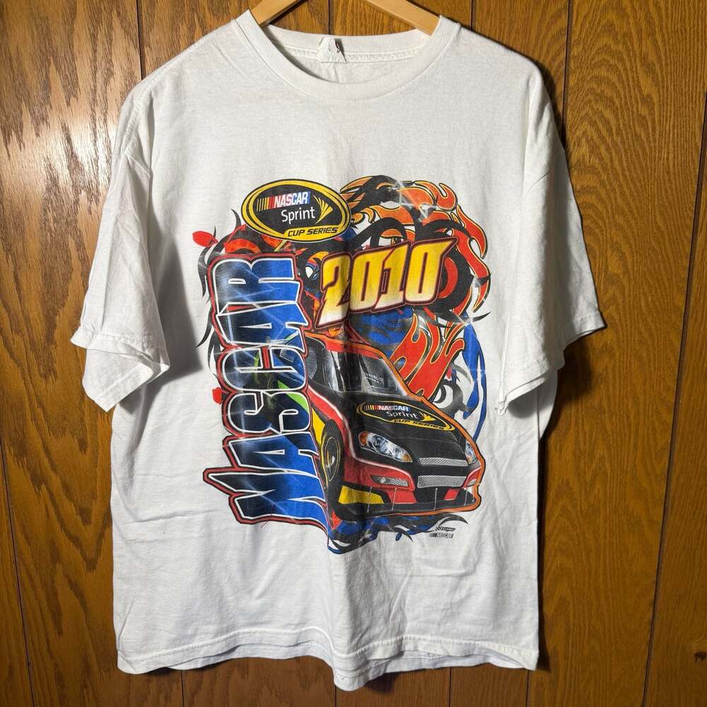2010 NASCAR Sprint Cup Series Schedule Double-Sided Graphic T-Shirt